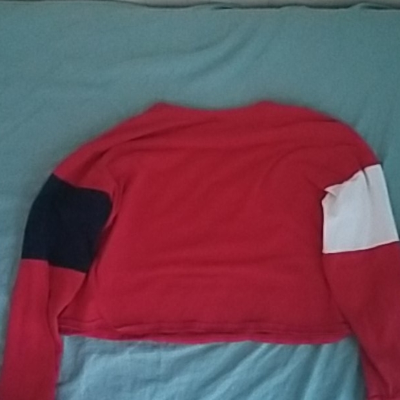 red,navy and white top - Picture 2 of 2
